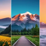 남미 지역 경제 블록 분석 - Here are three detailed image prompts: