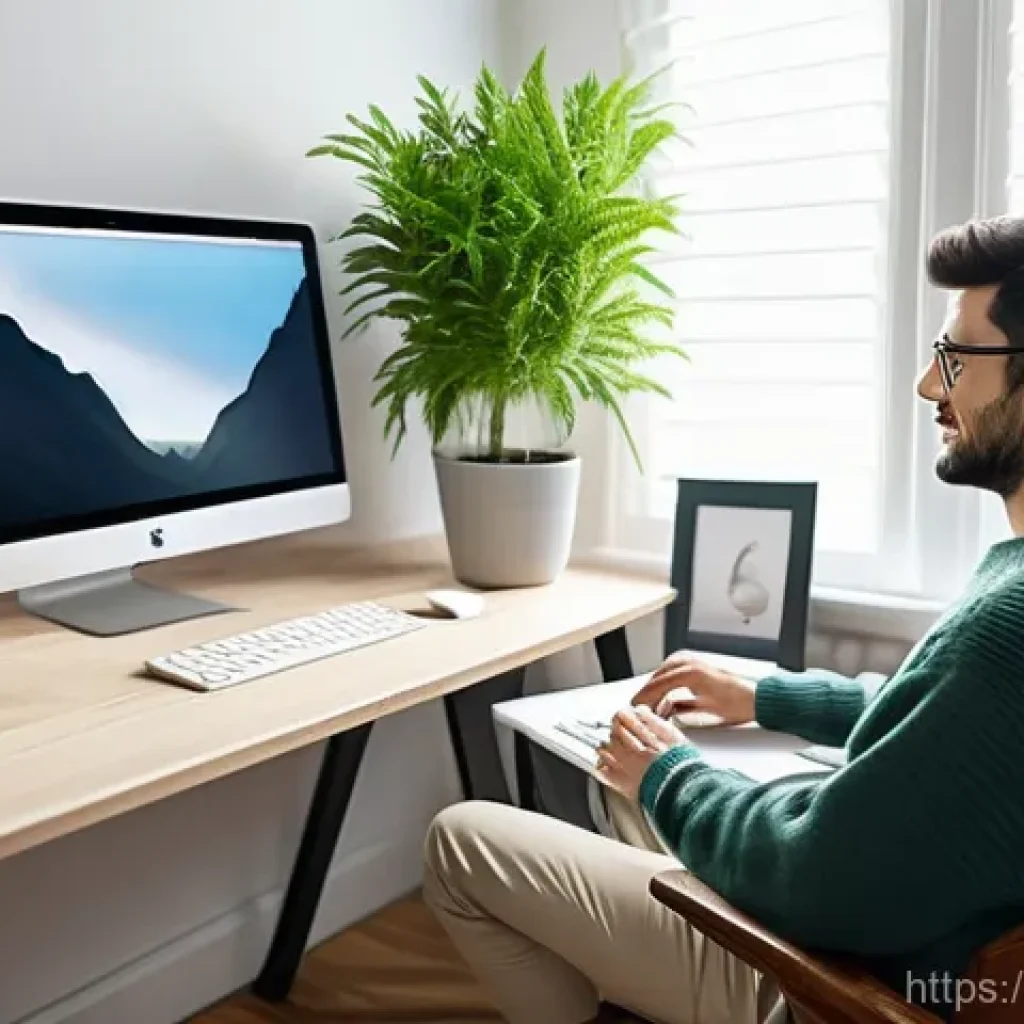 국제 조약 체결과 비준 절차 - **A serene and organized home office setup for a remote worker.**
**Description:** A professiona...