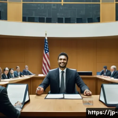 국제 중재와 조정 사례 - **Image Prompt 1: The Contrast of Dispute Resolution**
    A visually striking split image. On the l...